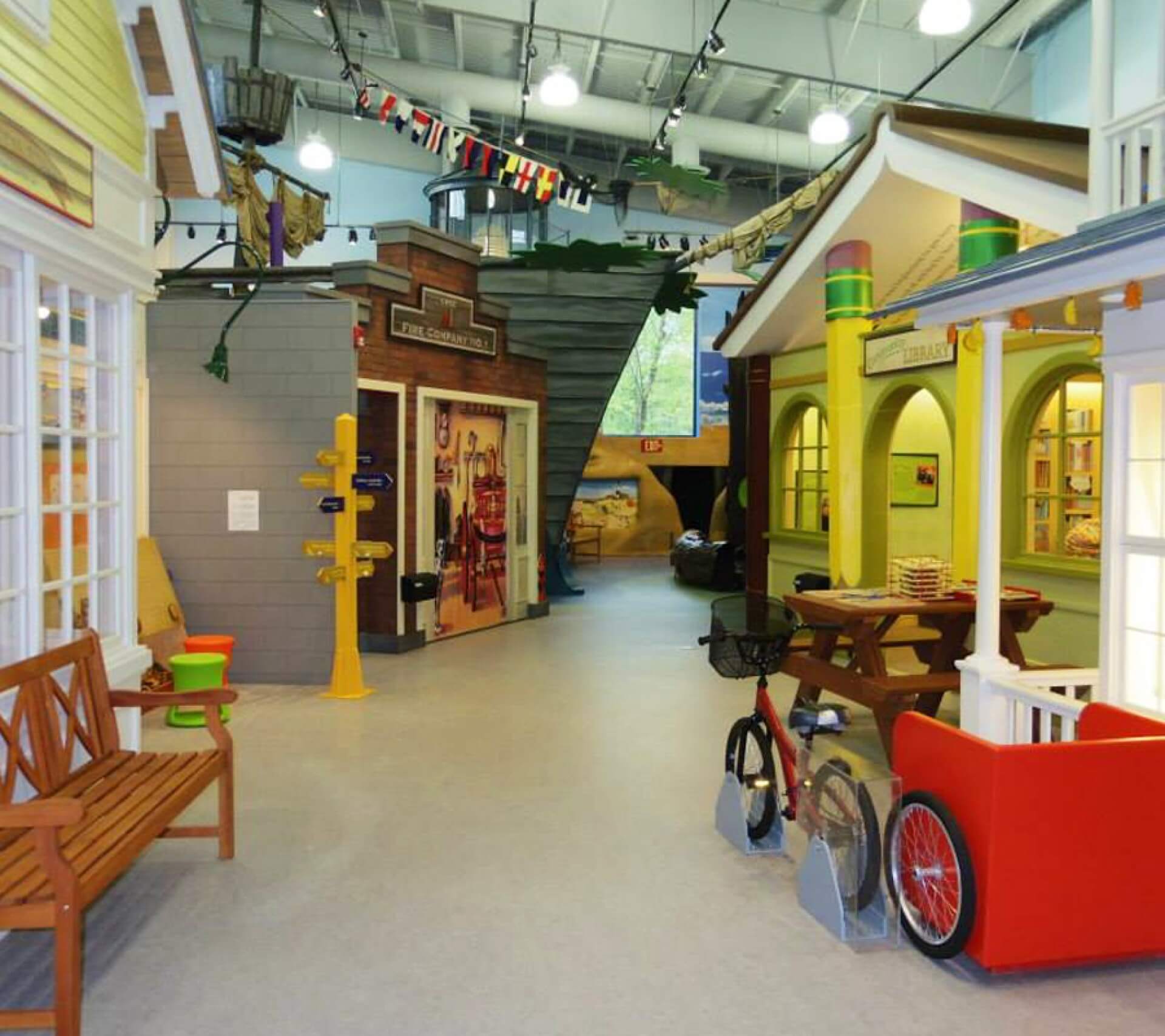 interior of the children's museum east end