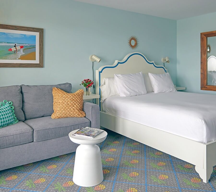 beach shack guest room