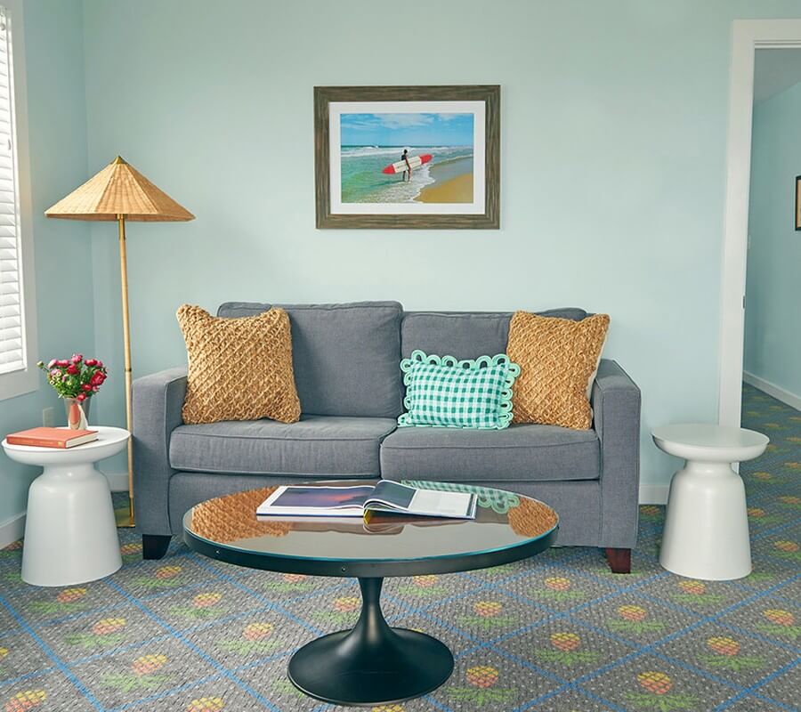 beach shack guest room