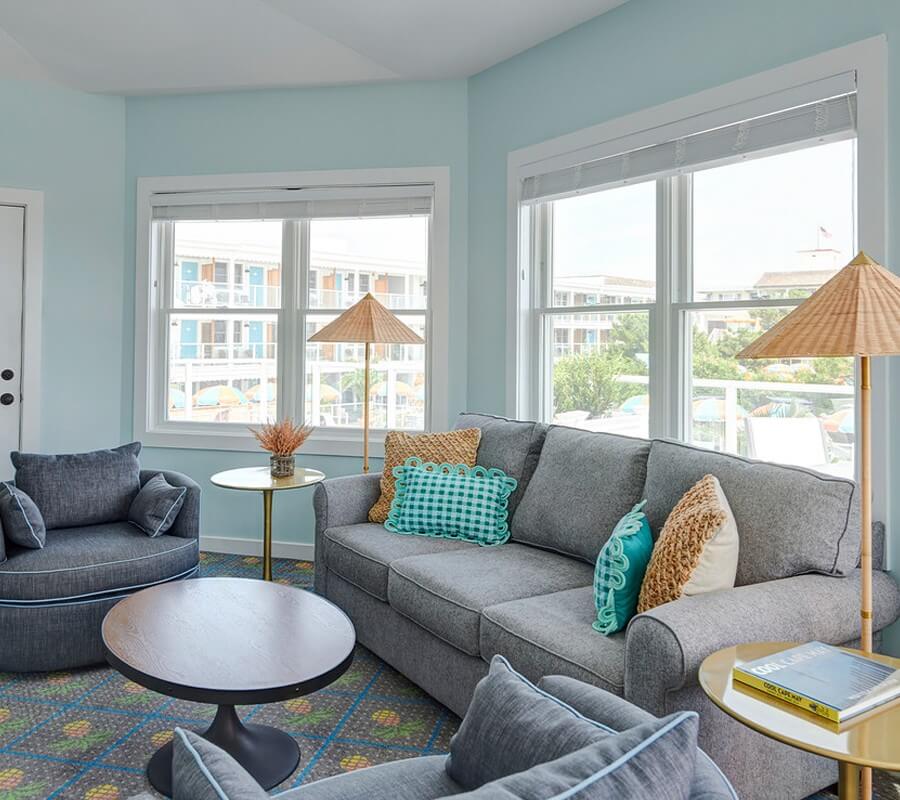 beach shack guest room